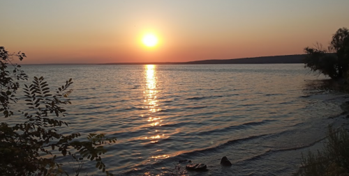 Рибалка на ставку в селі Скельки Запорізької області