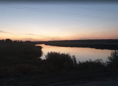 Риболовля в селі Курошани в Запорізькій області