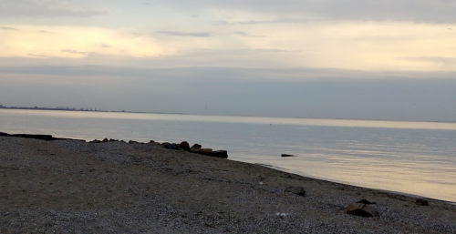 Морська риболовля у селі Азовське в Запорізькій області