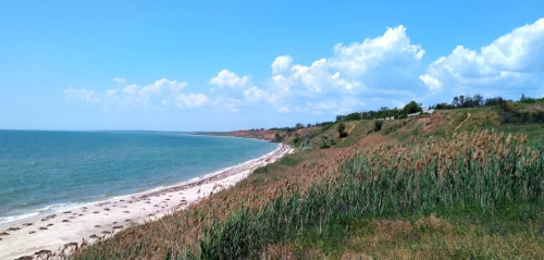 Морська риболовля у селі Азовське в Запорізькій області