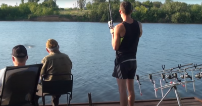 Риболовля біля села Нікольське в Запорізькій області