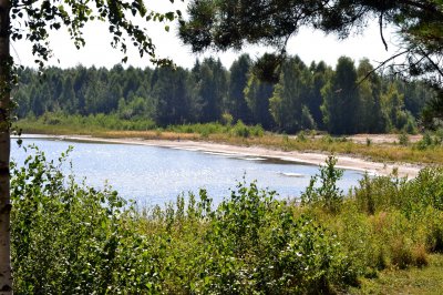 Рибалка біля села Цміни Волинської області