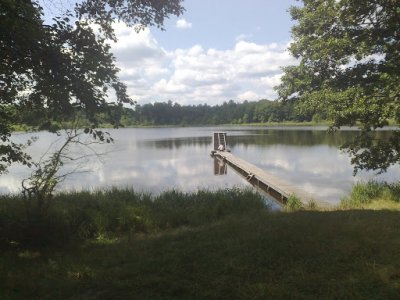 Рибалка біля села Цміни Волинської області
