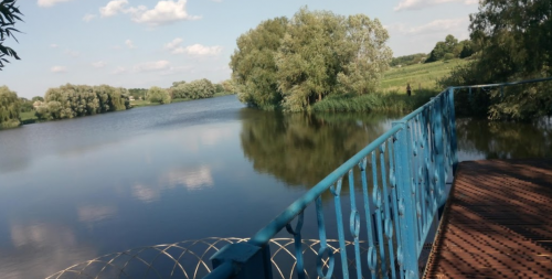 Рибалка у селі Грабівка, Житомирська область