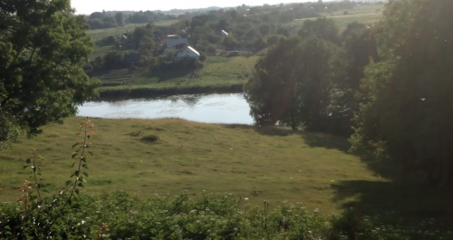 Рибалка у селі Грабівка, Житомирська область