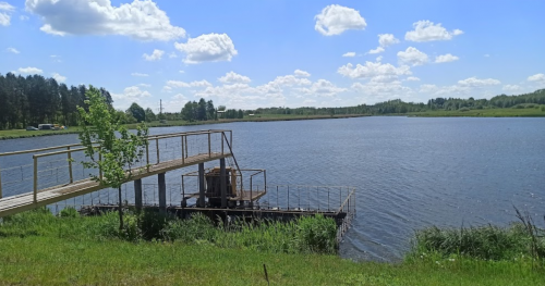 Рибалка у селі Грабівка, Житомирська область