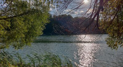 Рибалка на озері у с. Ксаверівка Житомирської області