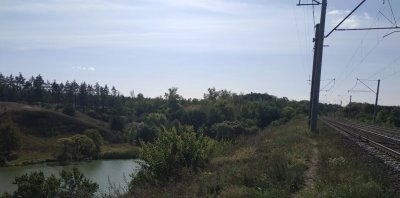 Рибалка на озері у с. Ксаверівка Житомирської області