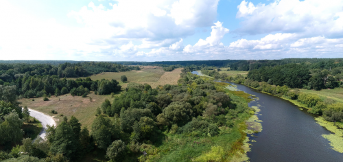 Рибалка в селі Курчиця, Житомирської області