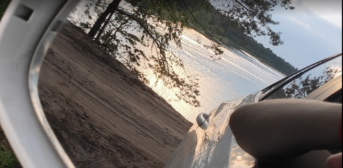 Рибалка на Блакитному озері №2 в Житомирській області