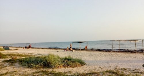 Риболовля в селищі Набережне в Запорізькій області