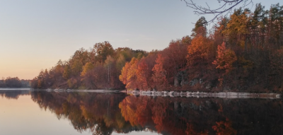 Рибалка на річці Тетерів