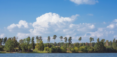 Рибалка на річці Тетерів