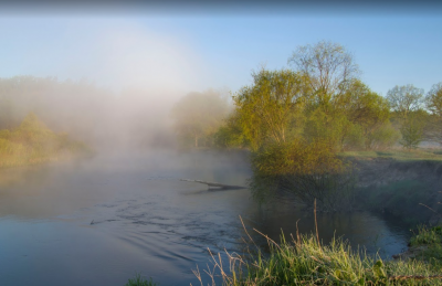 Рибалка на річці Тетерів