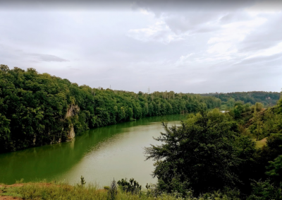 Рибалка на річці Тетерів