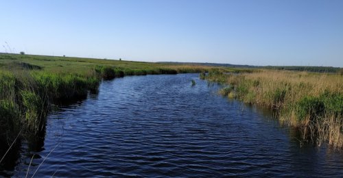Риболовля в селі Більманка Запорізької області