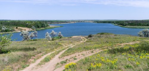 Риболовля в селі Більманка Запорізької області