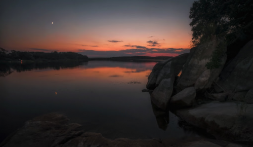 Риболовля в селі Осипенко у Запорізькій області