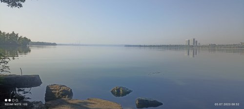 Рибалка у селі Велика Деражня, Житомирської області