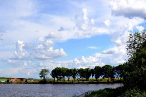 Озеро в Руданцах Львовской области