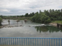 Река Стрый в Жидачове Львовской области