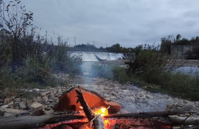 Рибалка на річці Бистриця