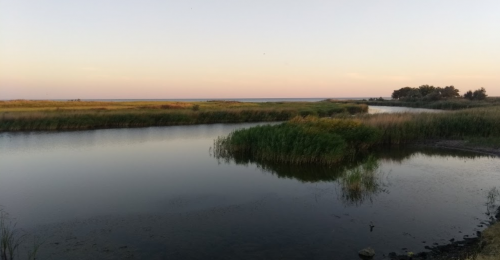 Морська рибалка біля села Преслав у Запорізькій області