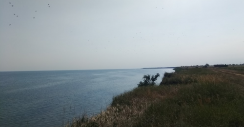 Морська рибалка біля села Преслав у Запорізькій області