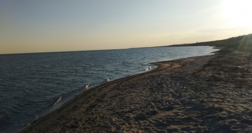 Морська рибалка біля села Преслав у Запорізькій області