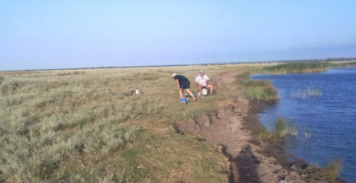 Морська рибалка біля села Преслав у Запорізькій області