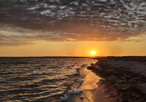 Морська рибалка біля села Преслав у Запорізькій області