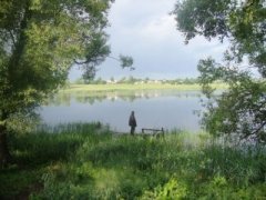 Рыбалка на озере в с. Розважев Киевской области-1