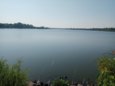 Рыбалка на ставке в с. Краснянка