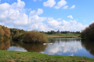 Рыбалка на ставке в с. Вязовец 