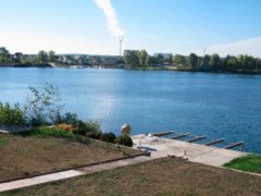 Рыбалка на заливе Десны в с. Осещина Киевской области-1