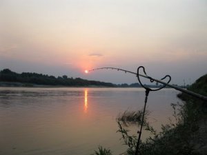 Рыбалка у села Дыбинцы в Киевской области-1