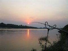 Рыбалка у села Дыбинцы в Киевской области-1