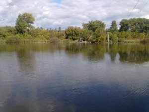 Рыбалка у села Терновая в Харьковской области-1