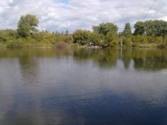 Рыбалка у села Терновая в Харьковской области-1