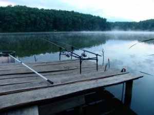 Рыбалка у села Великие Прицки в Киевской области-1