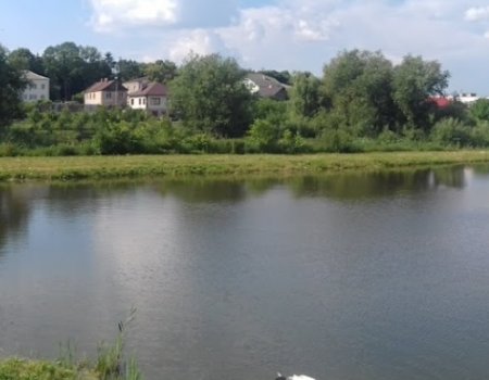 Рибалка у місті Горохів у Волинській області