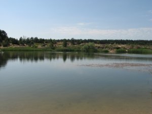 Рыбалка на Костопольском карьере в Ровенской области-8