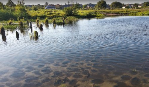 Рибалка біля селища Цумань у Волинській області