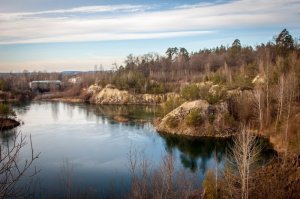 Рыбалка у села Базальтовое в Ровенской области-2