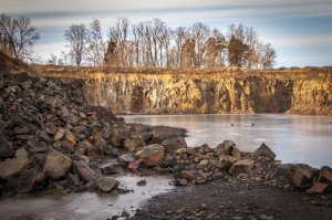 Рыбалка у села Базальтовое в Ровенской области-3