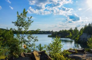 Рыбалка у села Базальтовое в Ровенской области-4