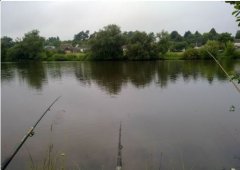 Рыбалка у села Бечаль в Ровенской области-1