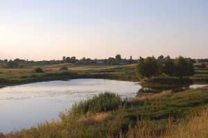 Рыбалка у села Демидовка в Ровенской области-2