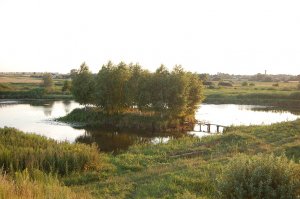 Рыбалка у села Демидовка в Ровенской области-1