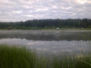 Рыбалка у села Головин в Ровенской области-1